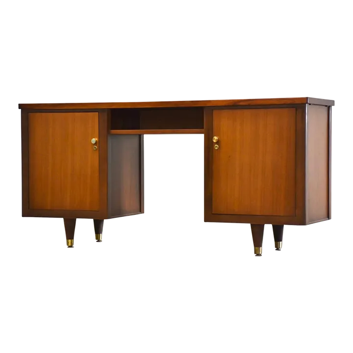Walnut Mid Century Desk Chairish