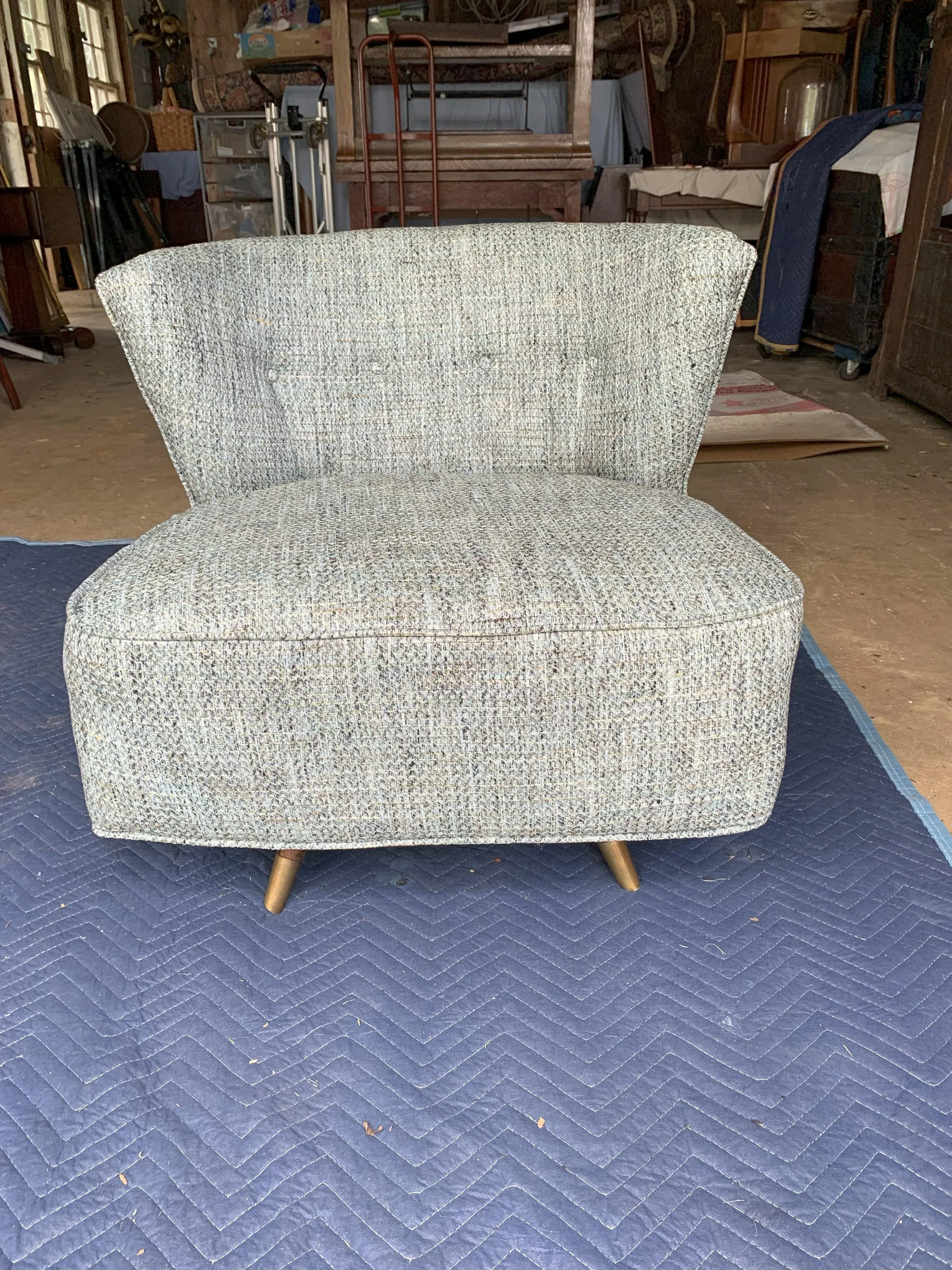 Kroehler Mid Century Swivel Chair 1950s Vintage Kroehler Mid