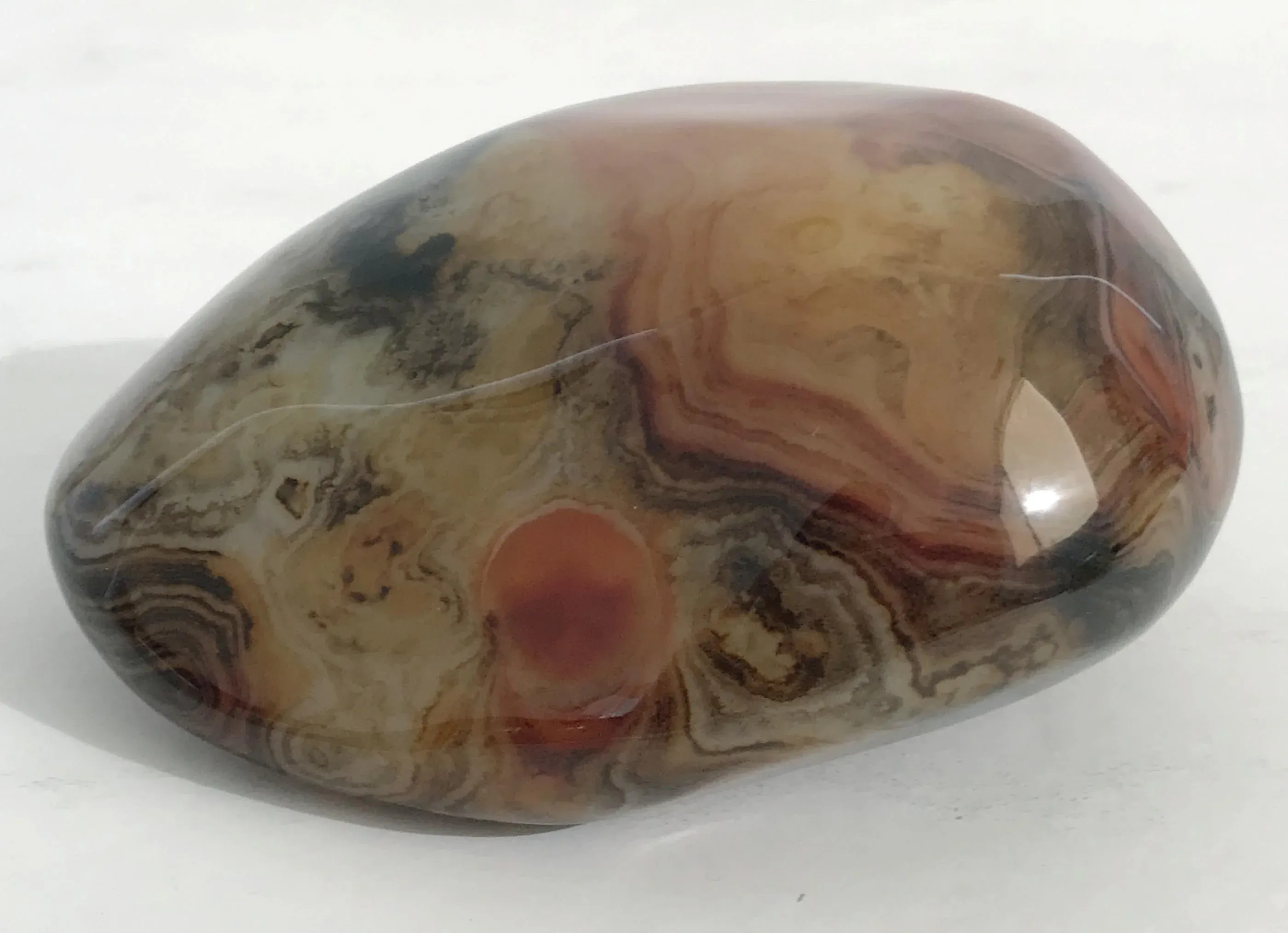 Mid 20th Century Agate Onyx Paperweight