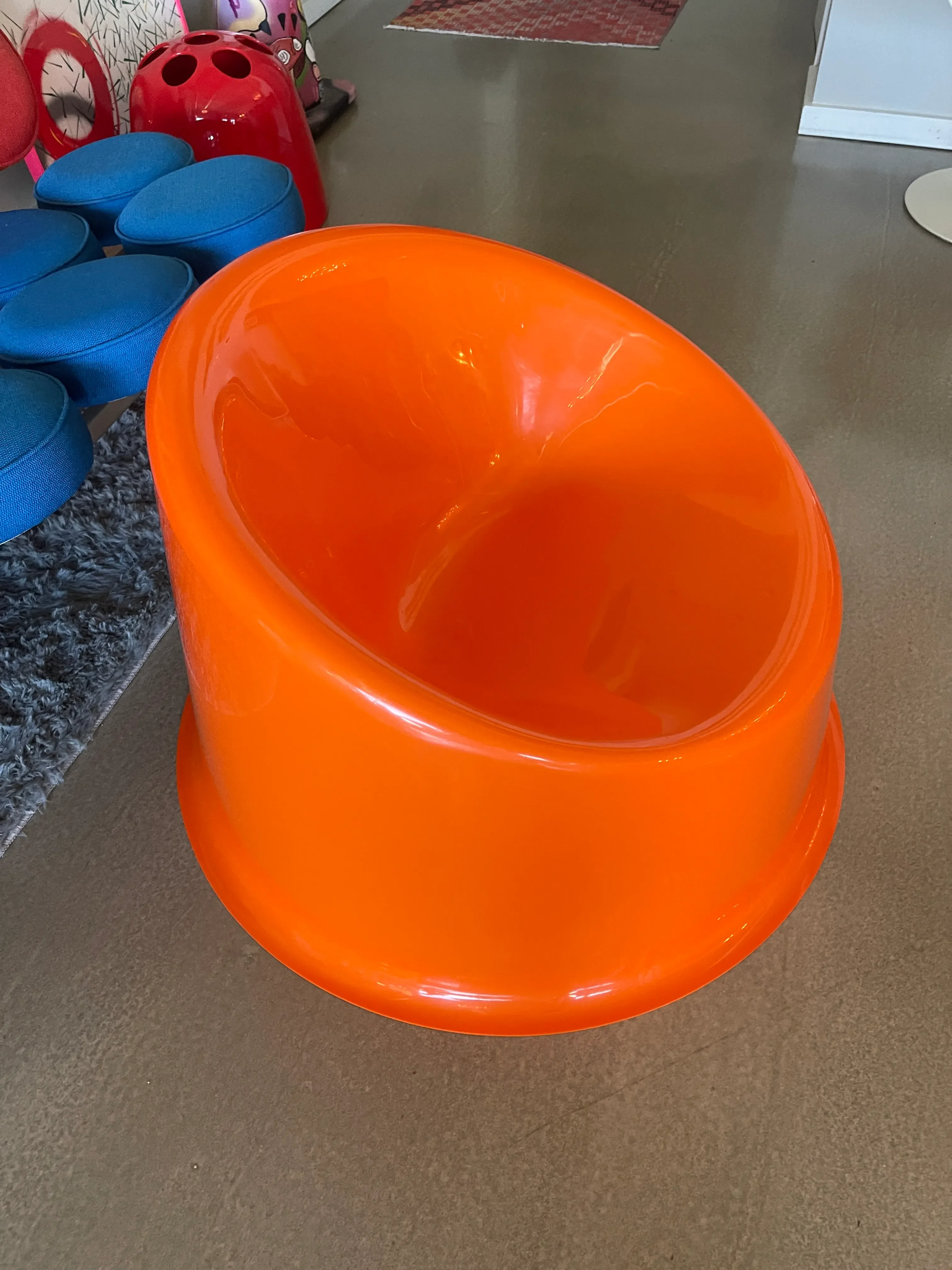 正規品Panto Pop LoungeChairパントポップ　シルバービンテージ 正規品Panto Pop LoungeChairパントポップ シルバービンテージ