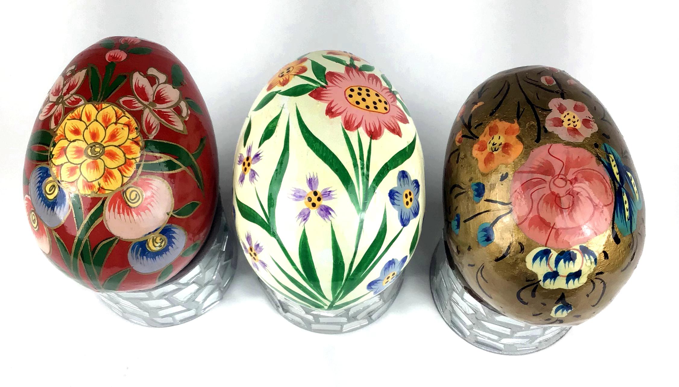 Hand Painted Wooden Eggs