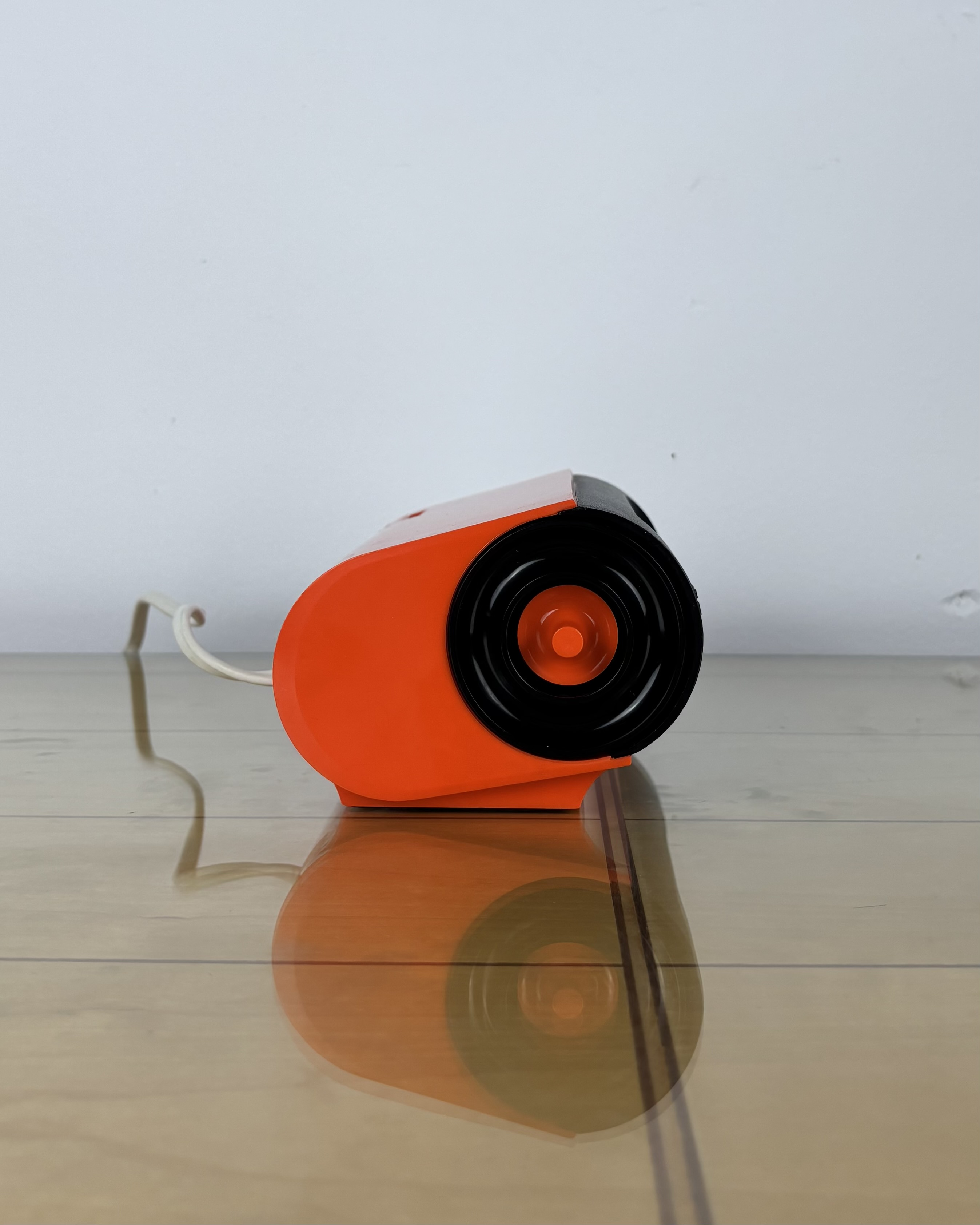 Vintage Digi-Glo #423 Orange Digital Clock from Sankyo, 1976