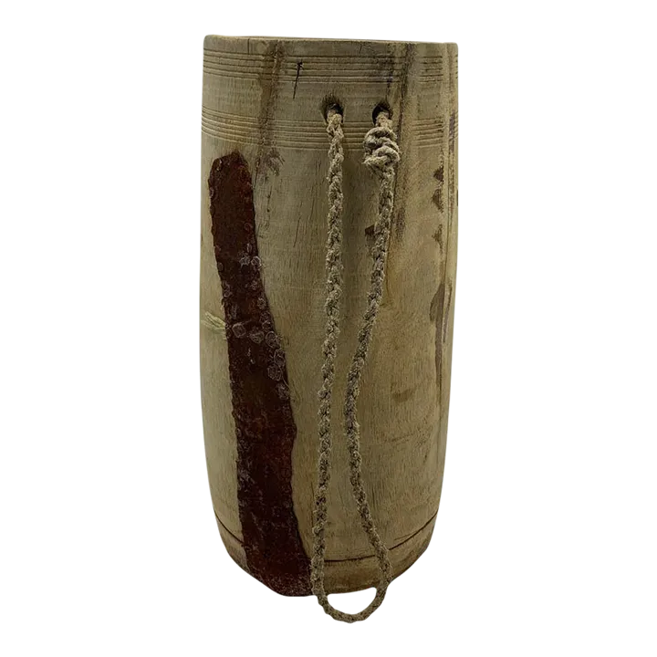 Vintage Indian Wood Vessel Chairish