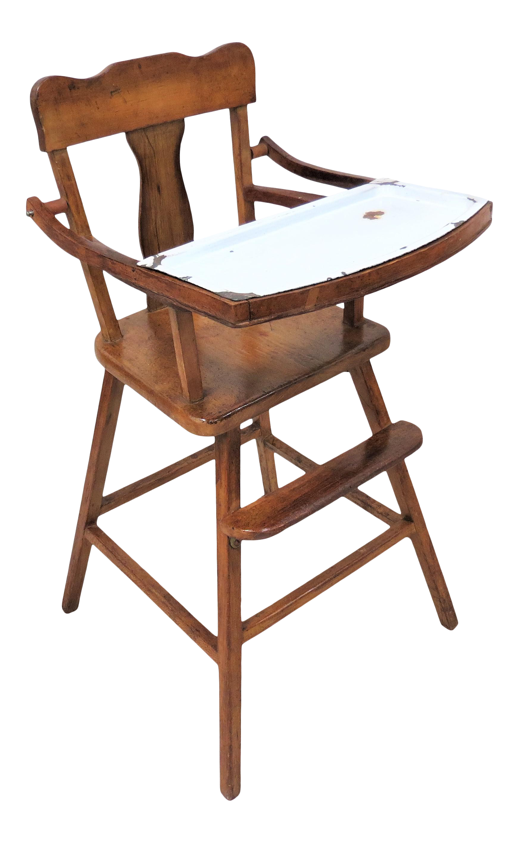 wooden high chair