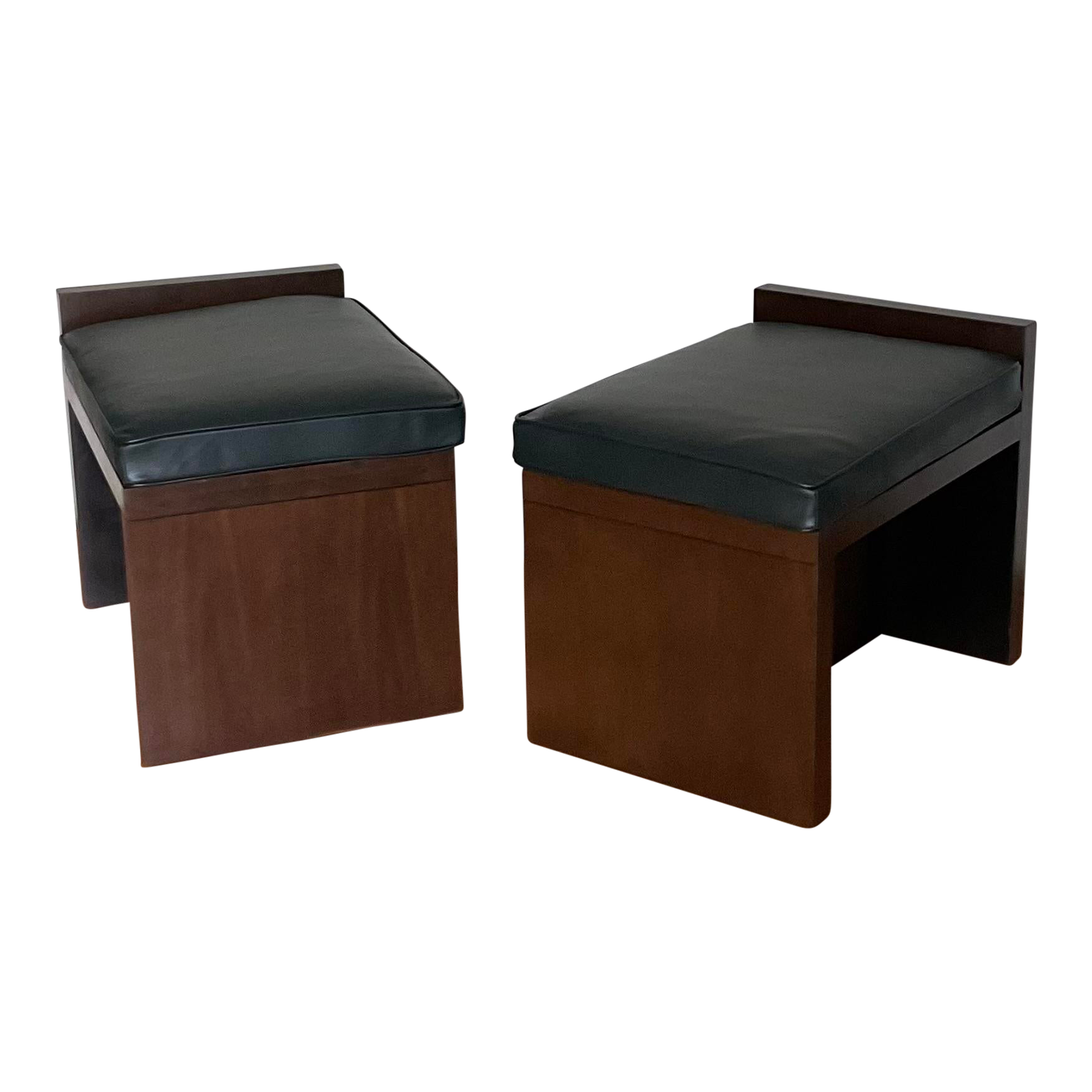 Baker Milling Road Better Together Bench With Cushions in Dark Walnut