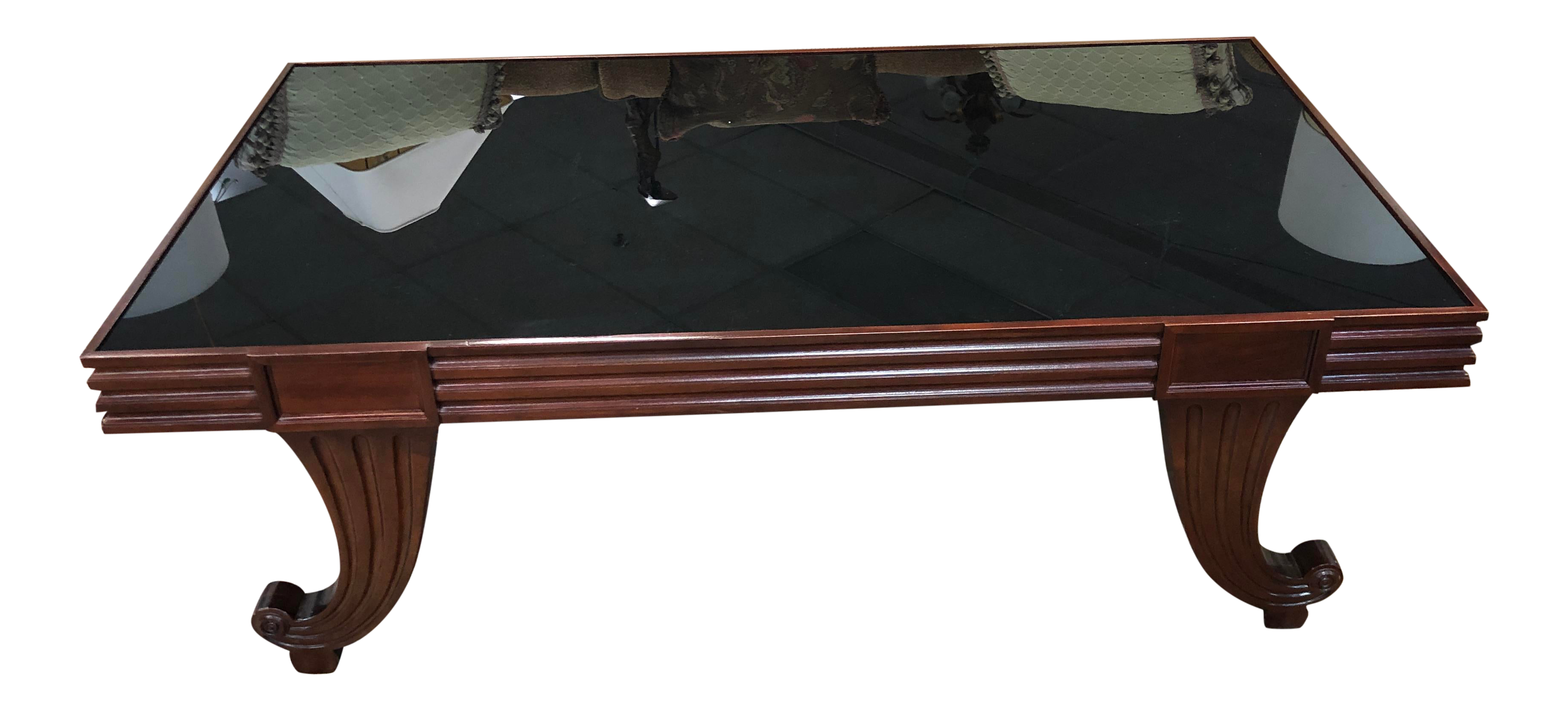 Featured image of post Black Wood Coffee Table With Glass Top / Save black wood coffee table to get email alerts and updates on your ebay feed.+ 19 t round side table brushed graphite top black wood veined solid marble base.