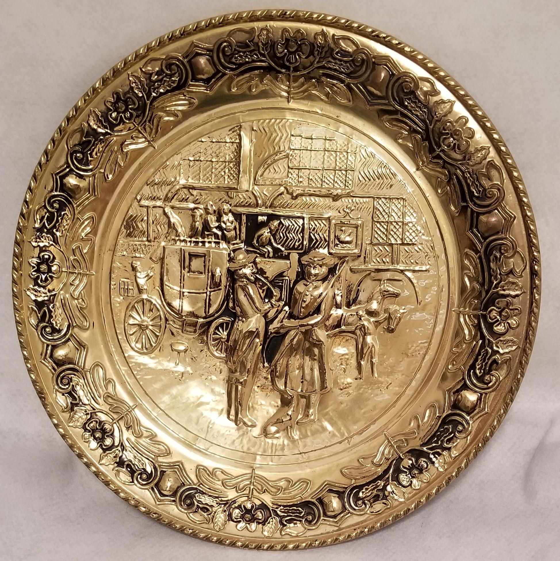 Made in england solid brass plate hotsell
