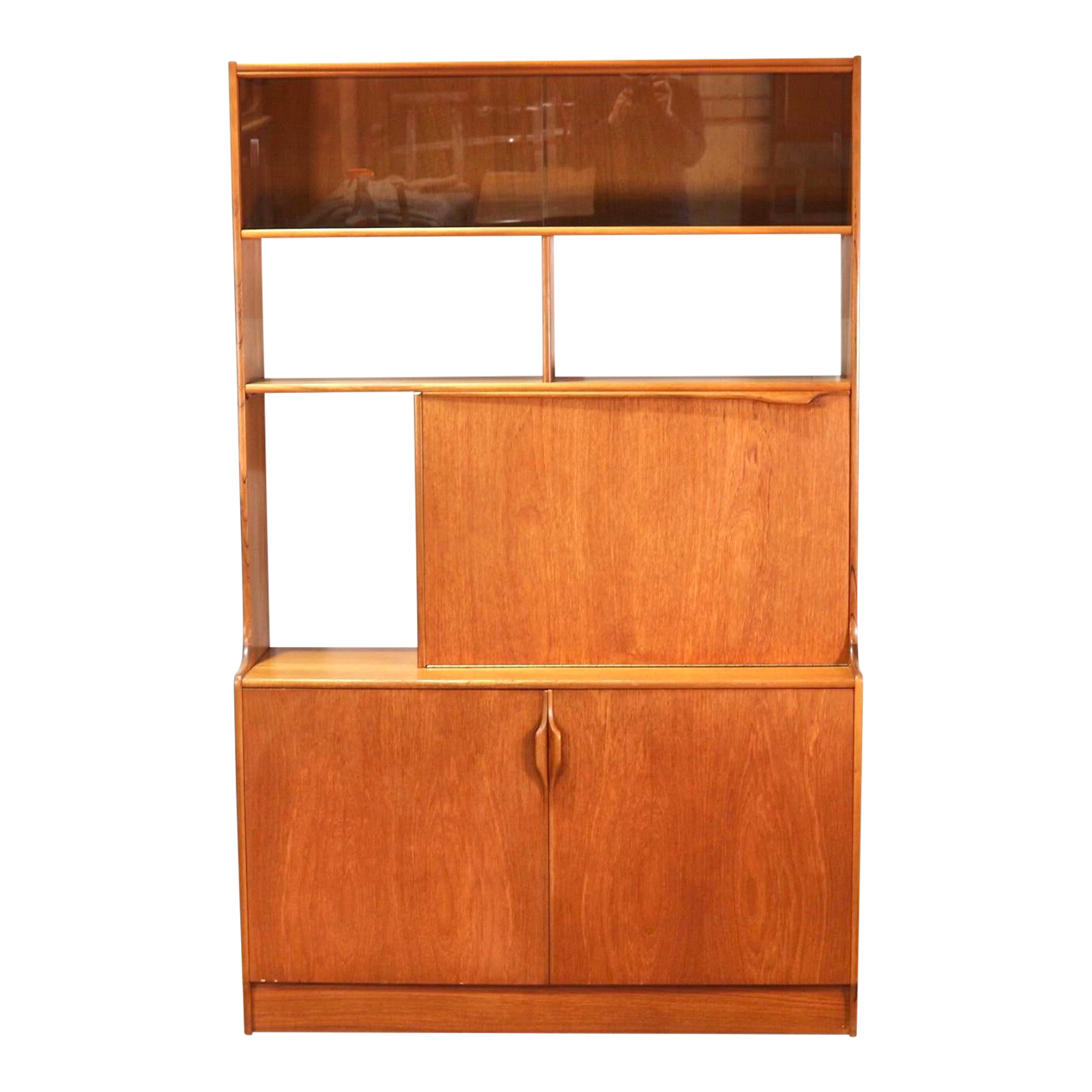 1960s Mid Century Modern Teak Room Divider by S Form for Sutcliffe