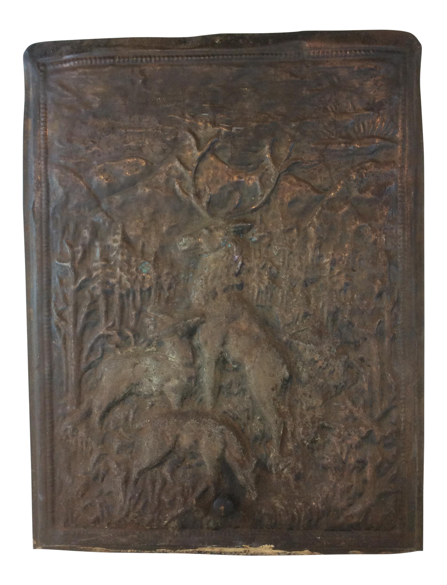 Antique Fireplace Screen >> Deer Scene Antique Fireplace Screen Chairish Antique Fireplace Screen >> Deer Scene Antique Fireplace Screen Chairish