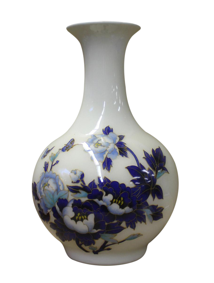 Chinese White Porcelain Flower Vase Chairish