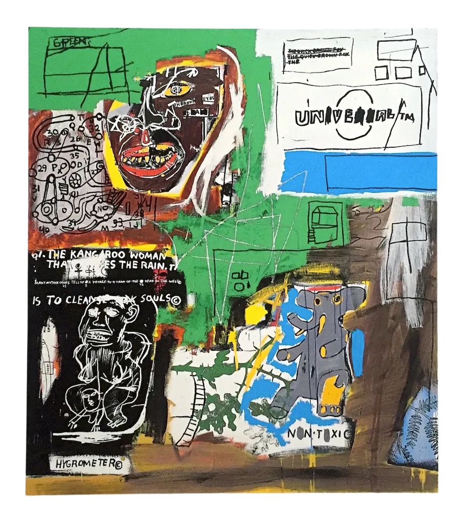 Jean Michel Basquiat Estate Fine Art Lithograph Pop Art Print