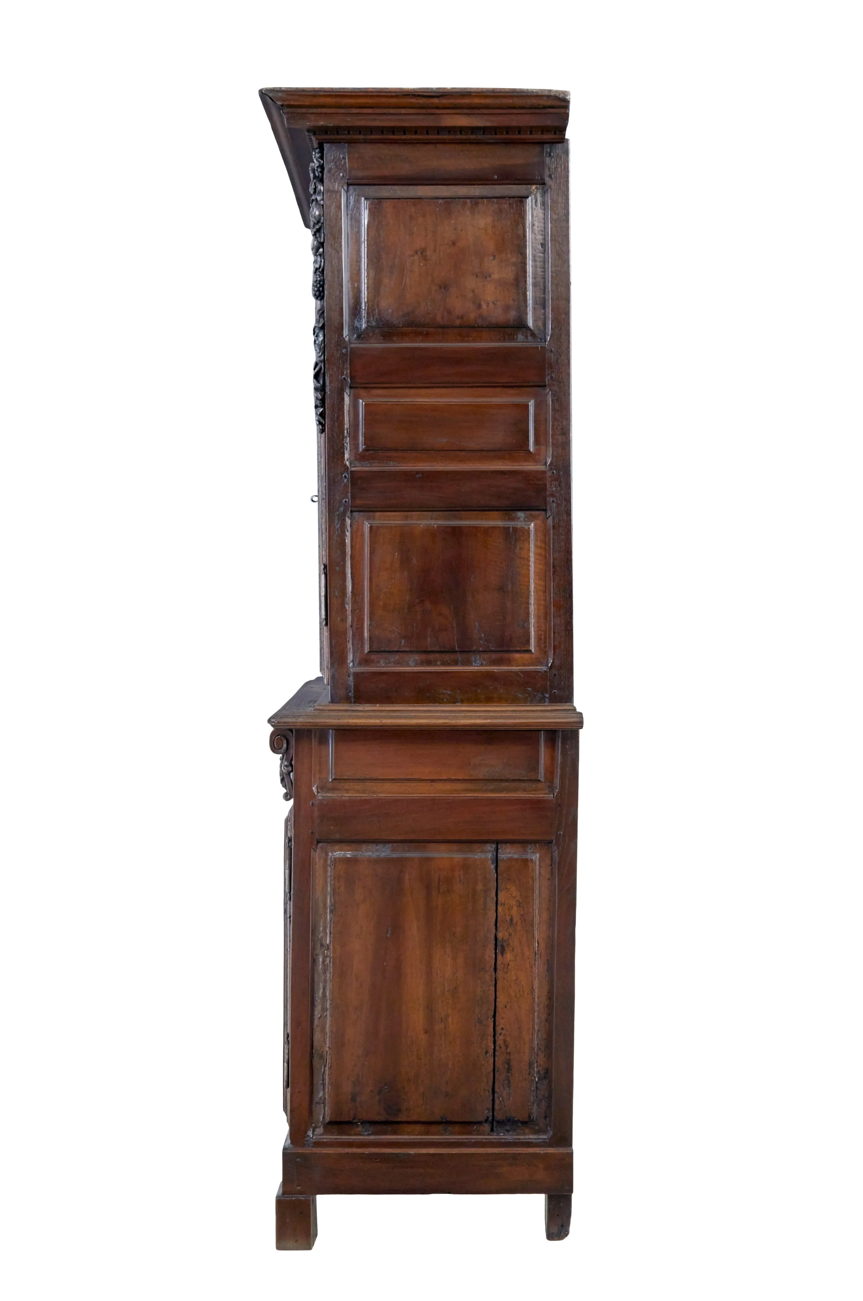 18th Century French Carved Walnut Cupboard, 1780