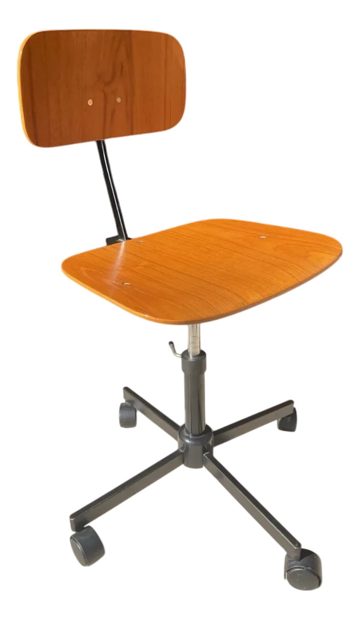Danish Kevi Swivel Office Chair by Jørgen Rasmussen for Rabami