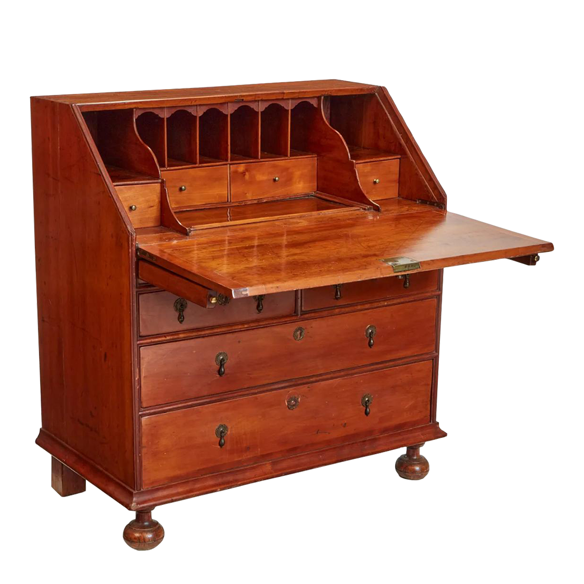 Antique American William & Mary Secretary Desk 18th C Connecticut Chairish