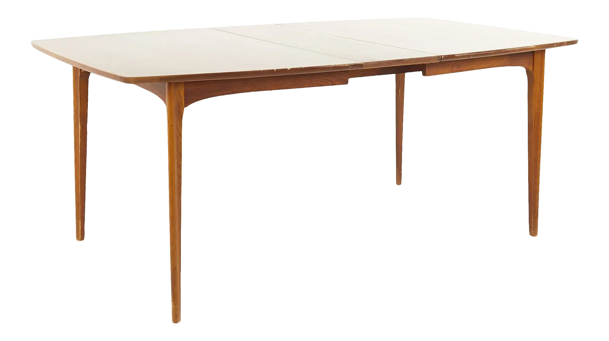 Kent Coffey Perspecta Mid Century Walnut Surfboard Dining Table