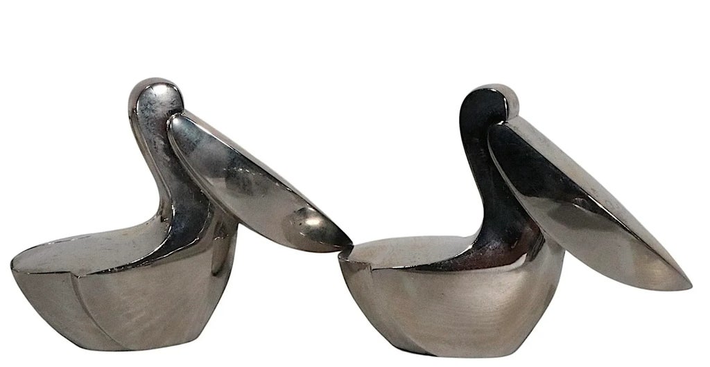 1970s Silver Plate Dansk Designs Animals Designed Zoo Series by