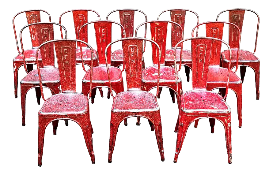 Pink tolix chair sale