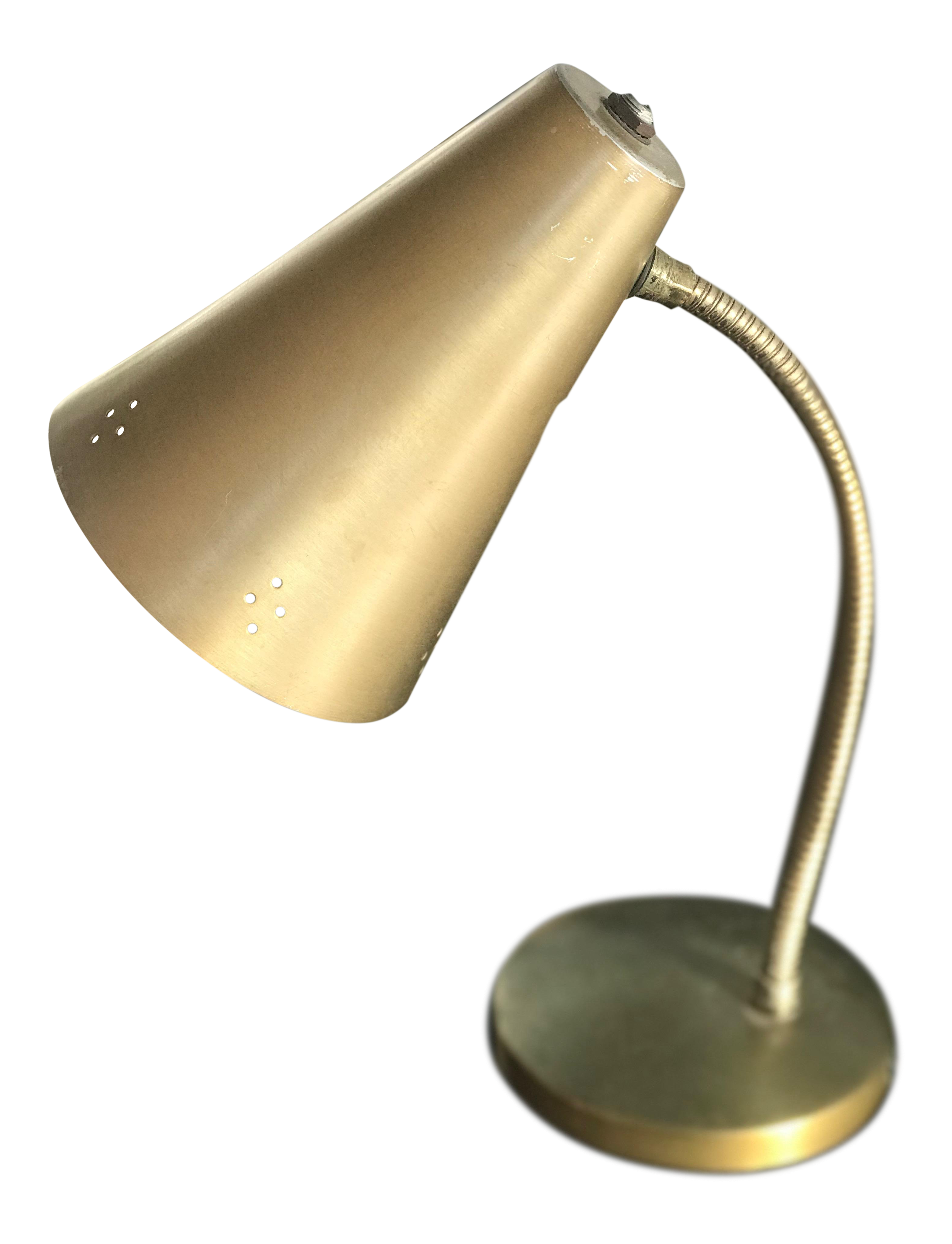 mid century gooseneck lamp