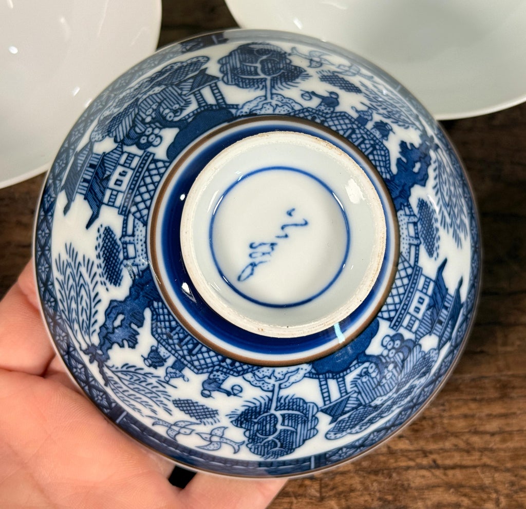 Porcelain Bowl Willow Pattern Bowl Burleigh Blue Willow Cereal Bowl