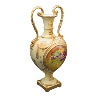 1920s Antique Ceramic Flower Vase | Chairish