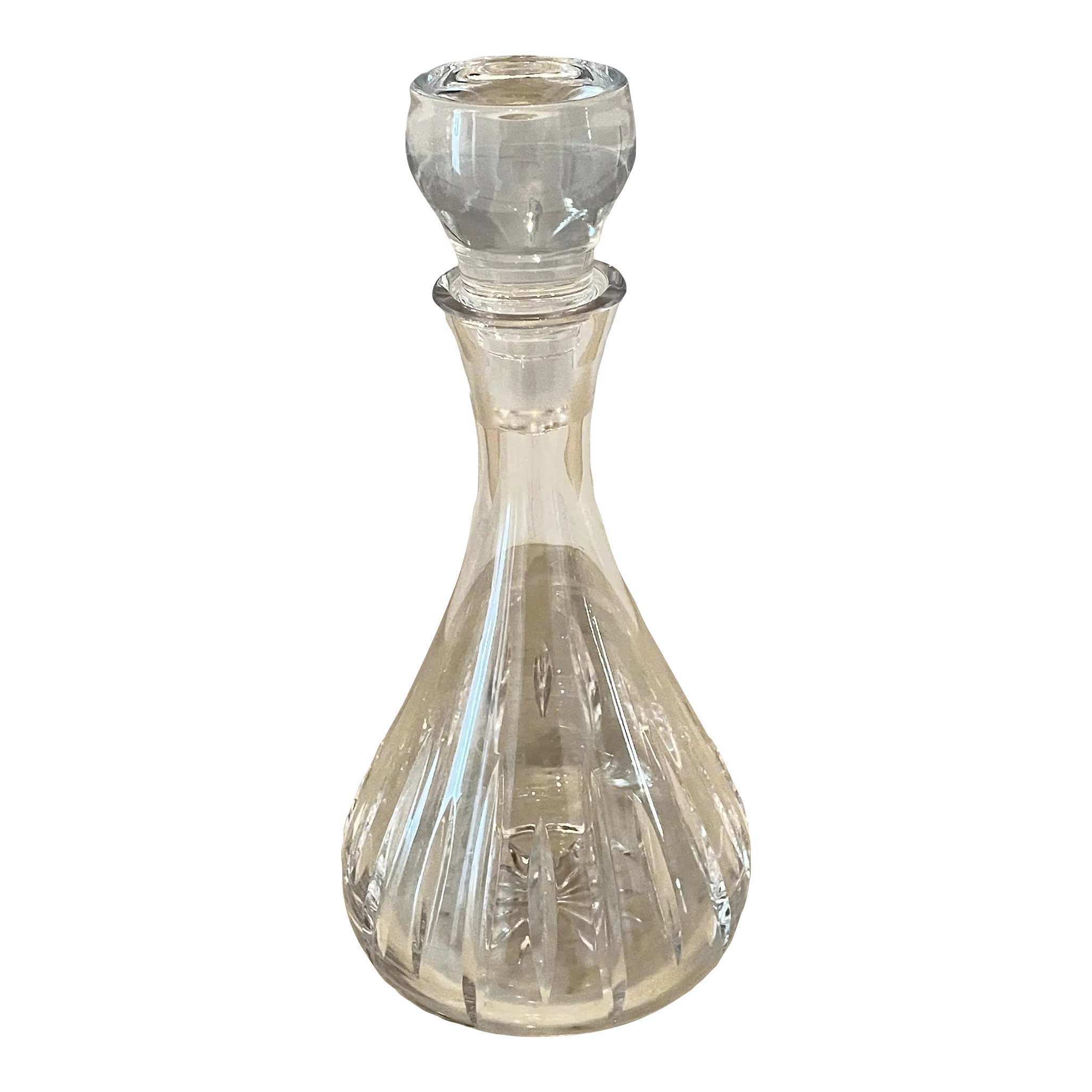 Vintage Atlantis Crystal Decanter With Stopper Chairish