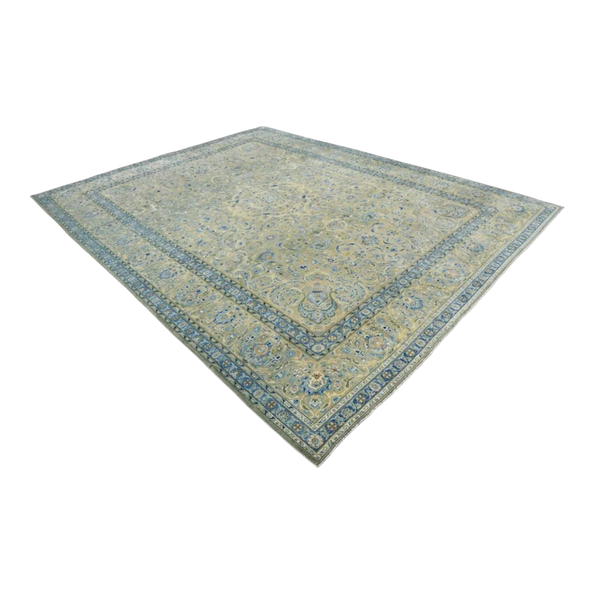 83.5×40 \"Green sea” ViNTAGE TURKiSH RUG Green Large Rug, Turkish Rug, Vintage Handmade Rug