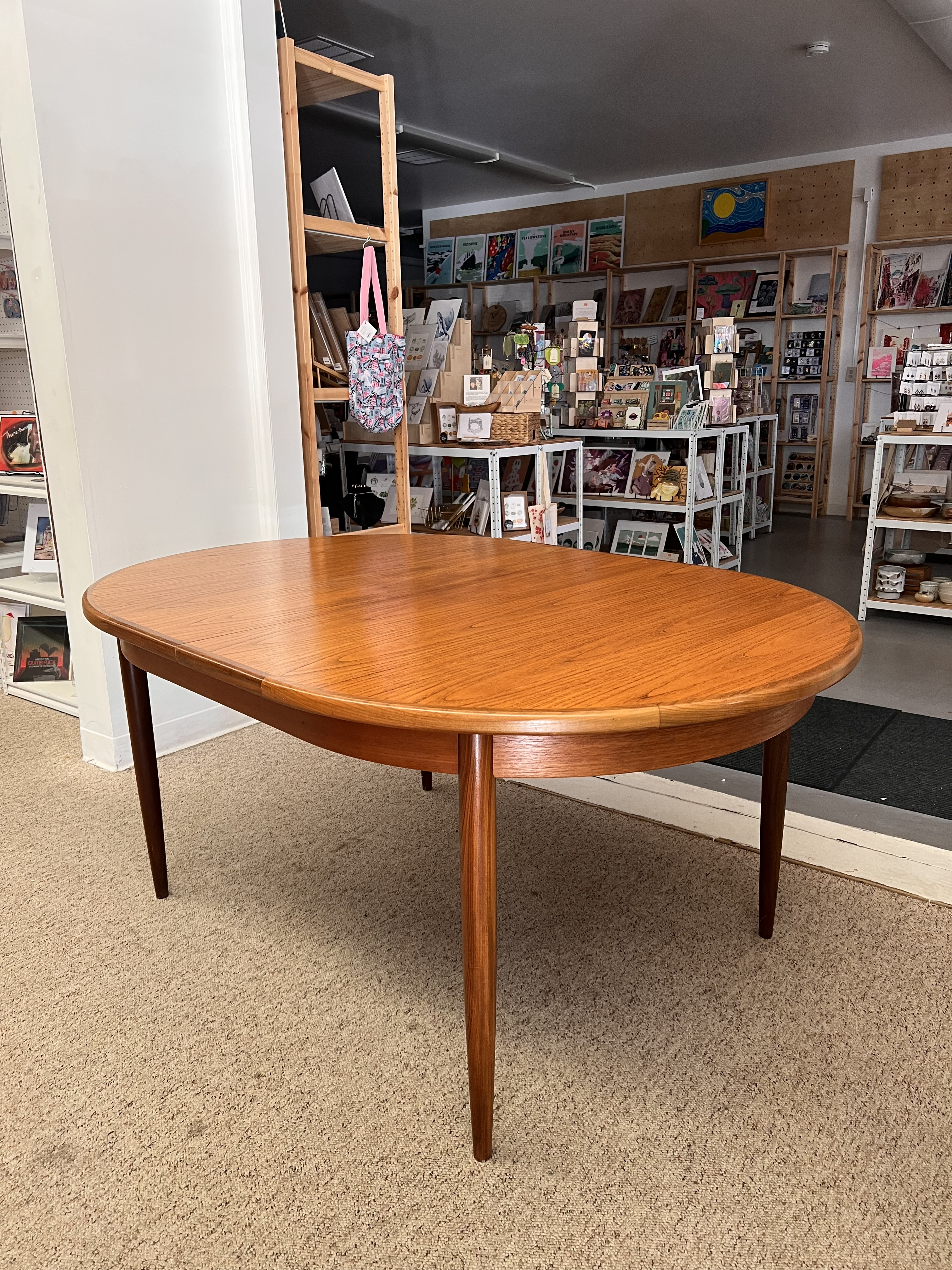 Teak Dining Oval Butterfly Leaf Dining Table Oval Skovby Dining