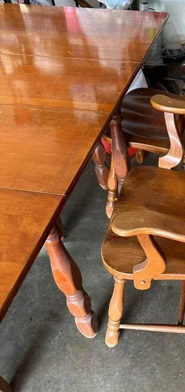 Betty Draper 'Mad Men' Maple Breakfast Table by Willett Furniture