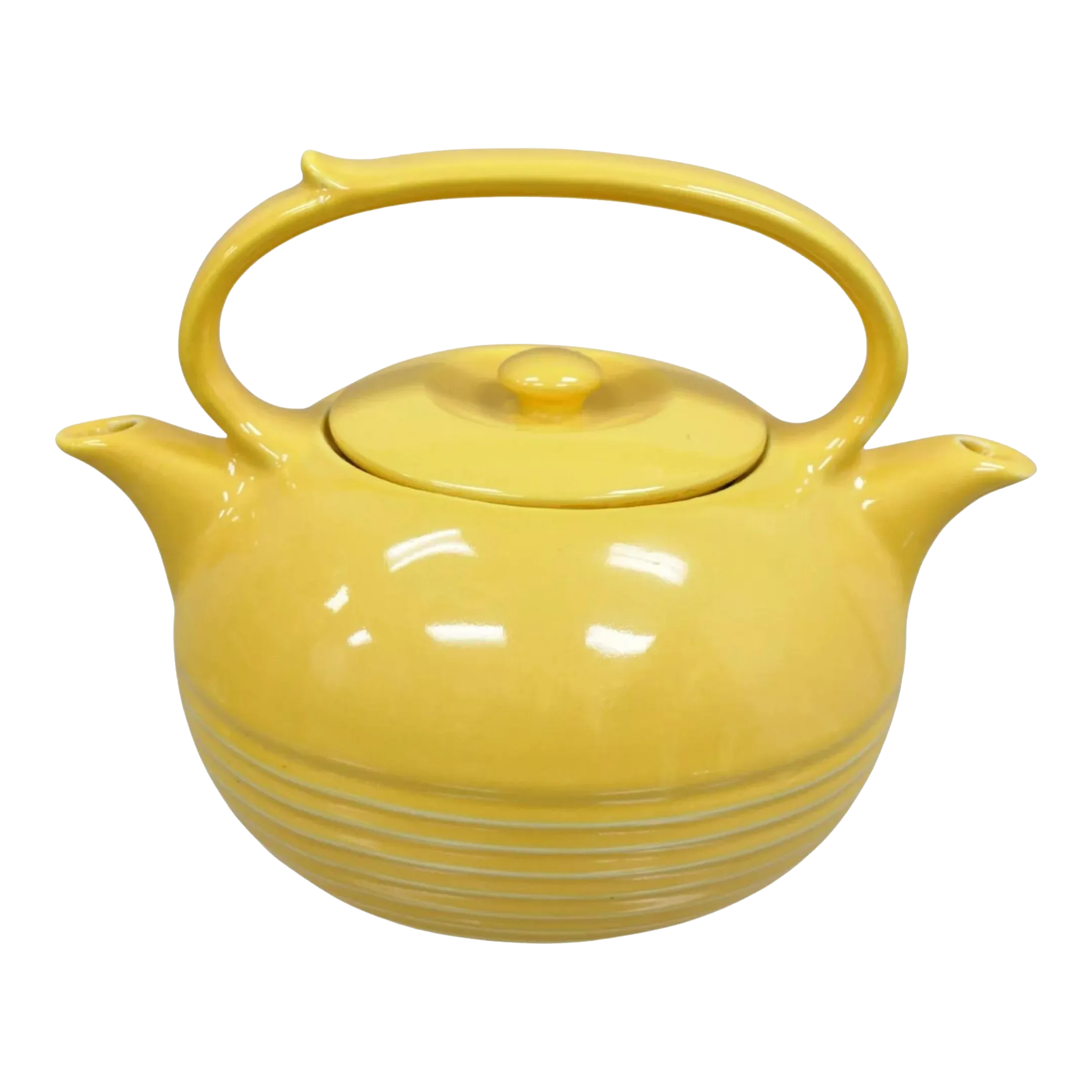 tradition et innovation PâtissierVol.2 Vintage Invento Products Hall China Yellow Art Deco Twin
