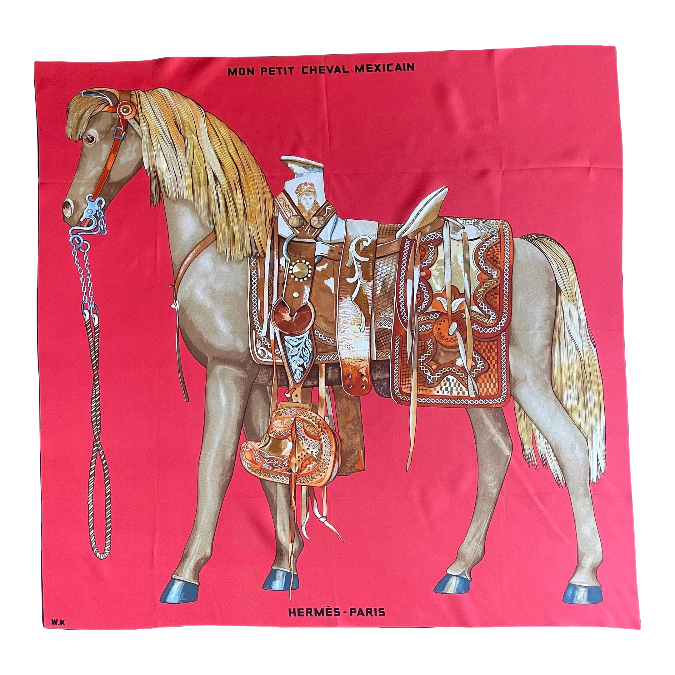 Hermès Scarf « Mon Petit Cheval Mexicain » 2009 | Chairish