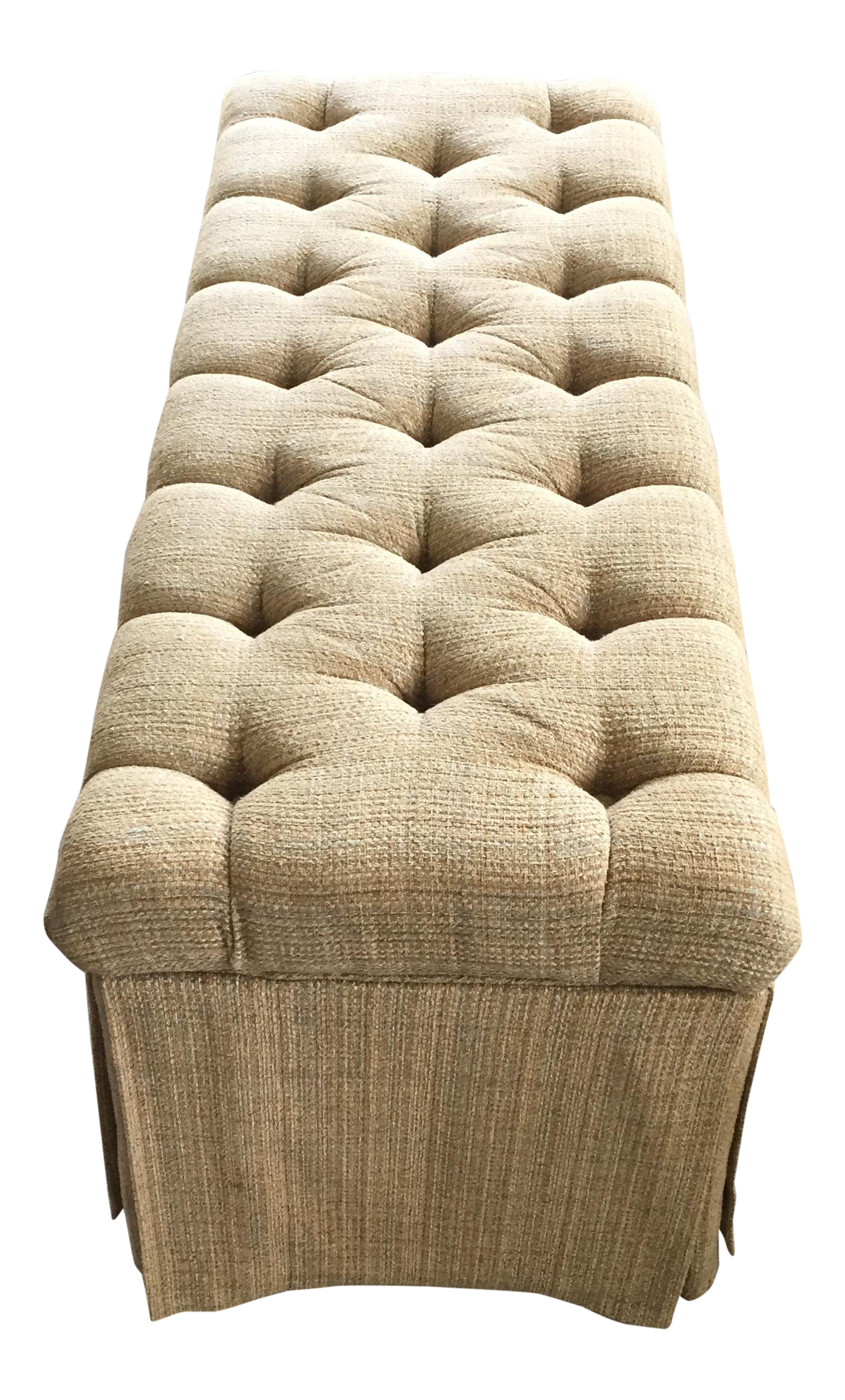 Gold Tufted Storage Bench Chairish