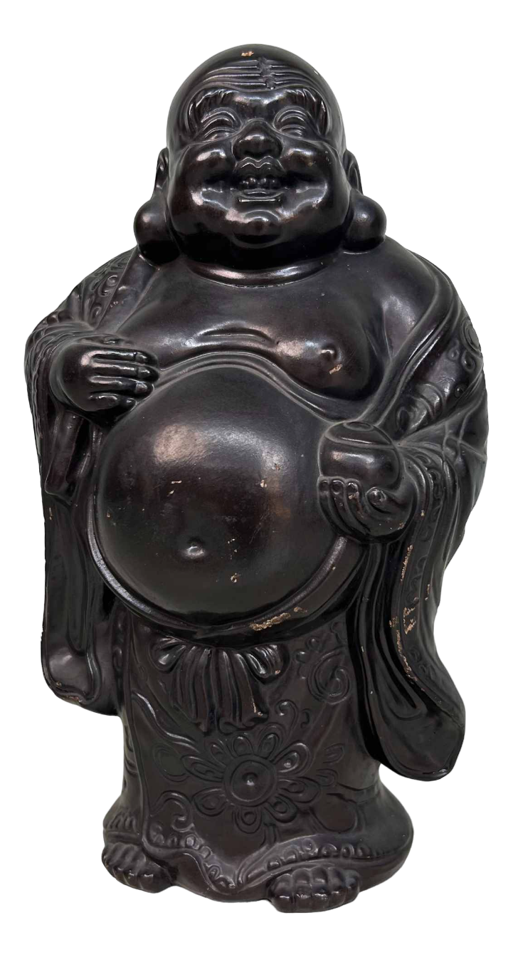 Plaster Statue of Hotei, 1950s Chairish