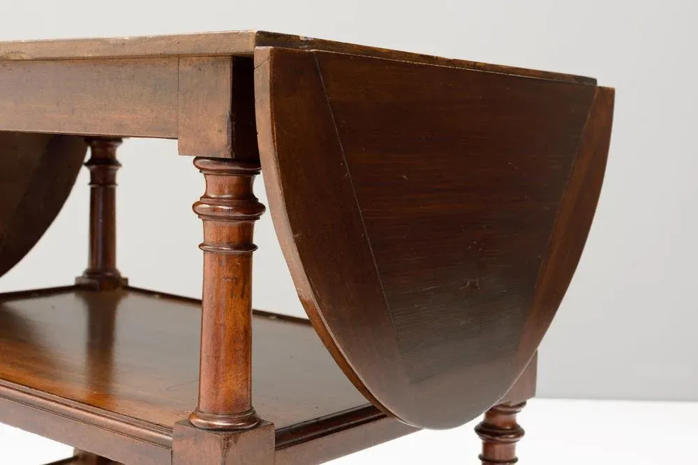 Vintage Walnut Trolley, 1890s