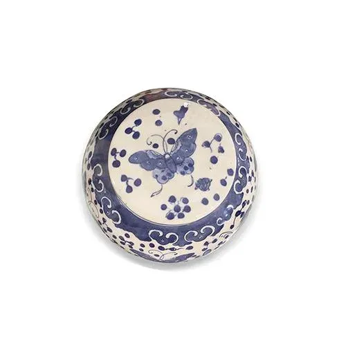 Asian Blue & White Ginger Jar