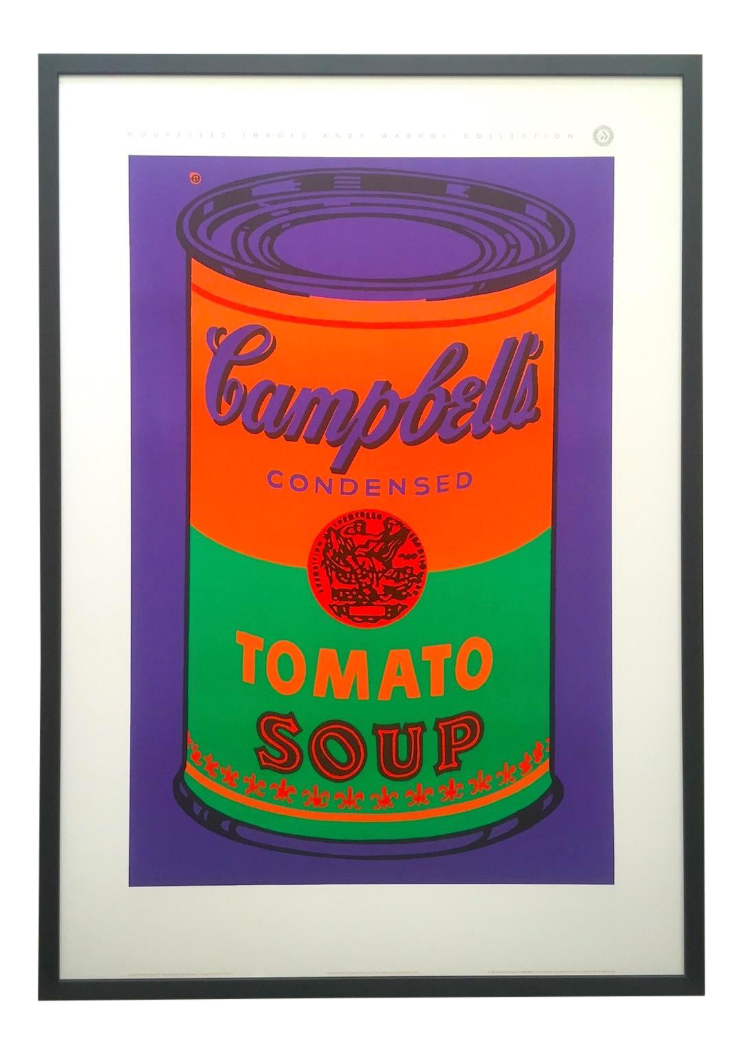 Andy Warhol Estate Vintage 1989 1st Edition Lithograph Print Large Framed  Pop Art Poster 