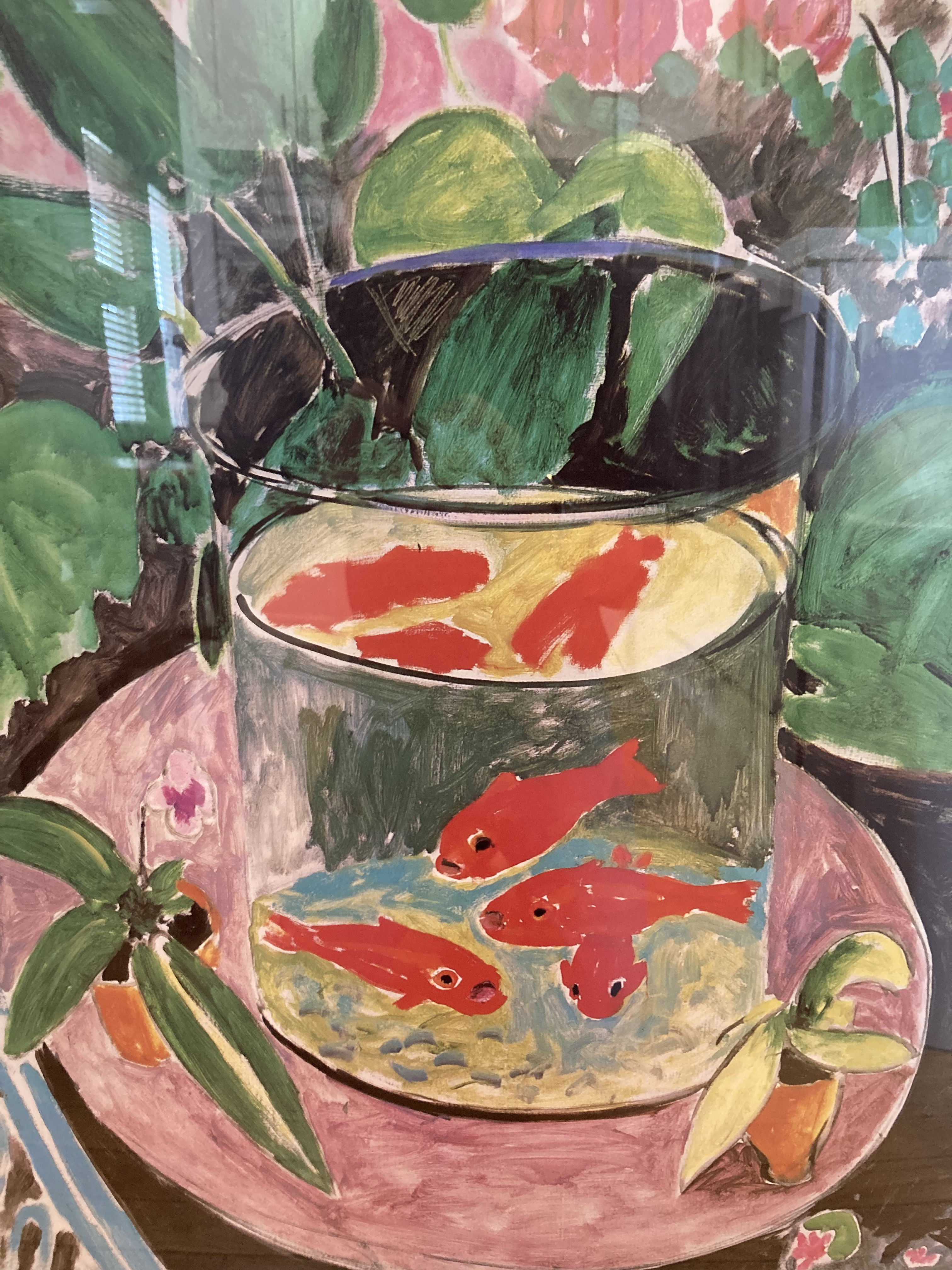1987 Henri Matisse “Goldfish” Lithograph, Framed | Chairish