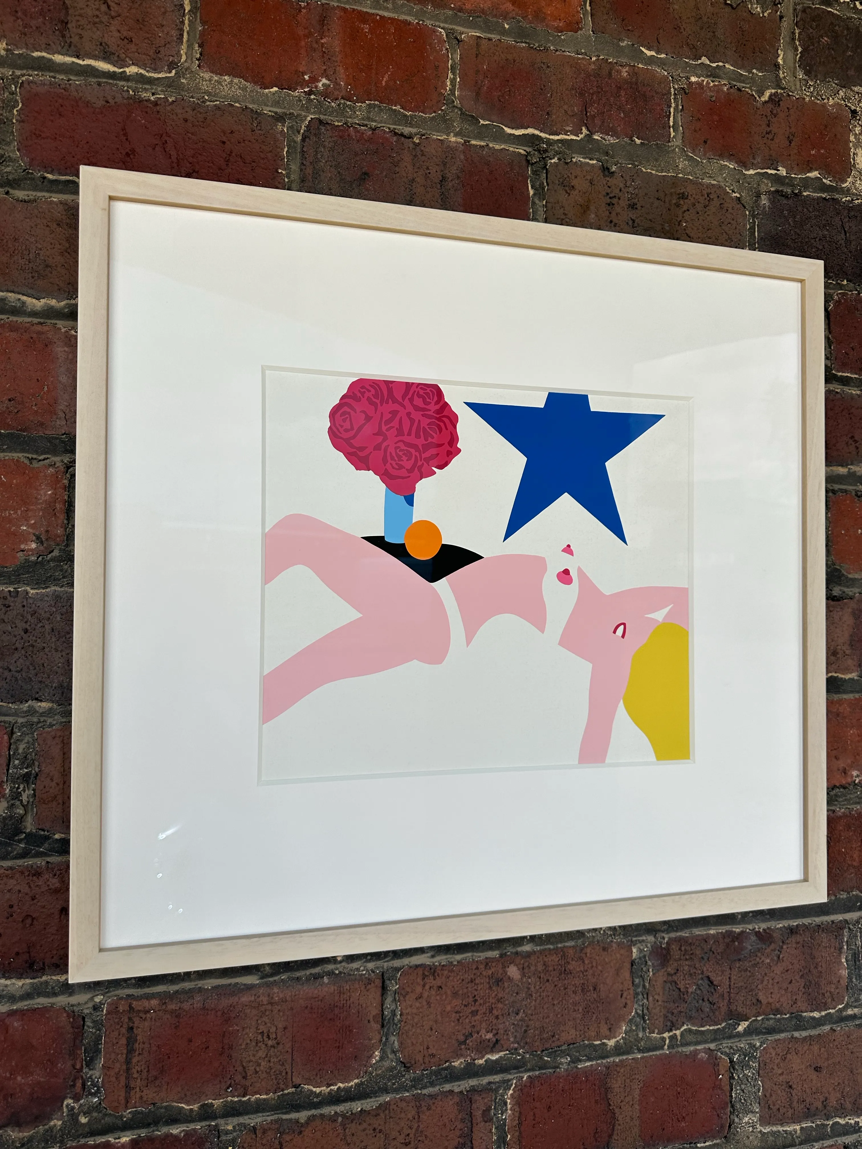 Tom Wesselmann Nude Screen Print 1968 Expertly Framed | Chairish