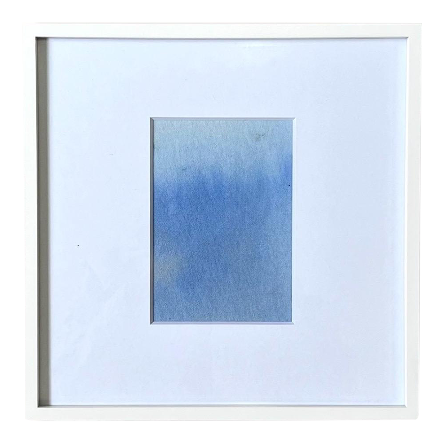 Framed Sky Blue Color Field Painting “Ether Study” Chairish