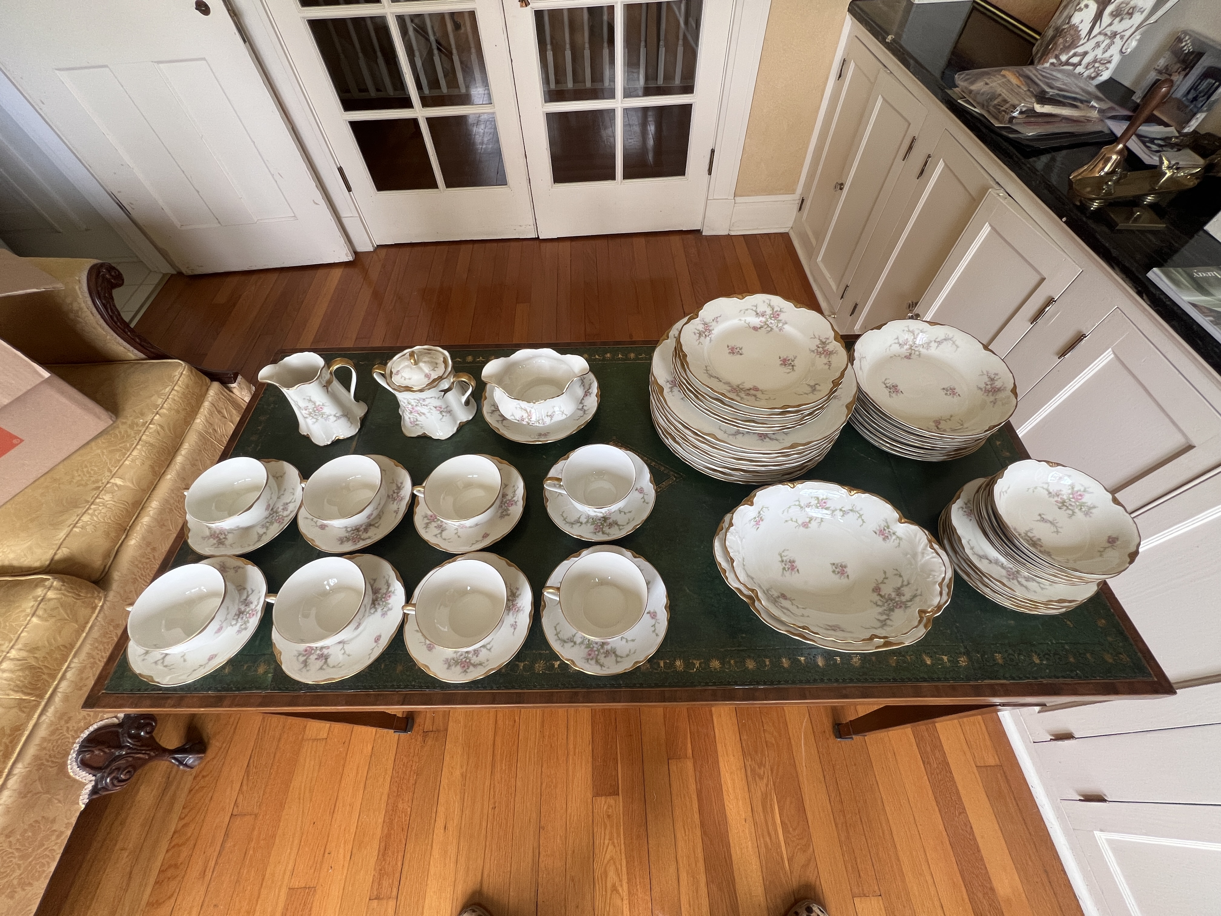 1950s Warwick Avon Rose China Dinnerware Set- 56 Pieces Chairish