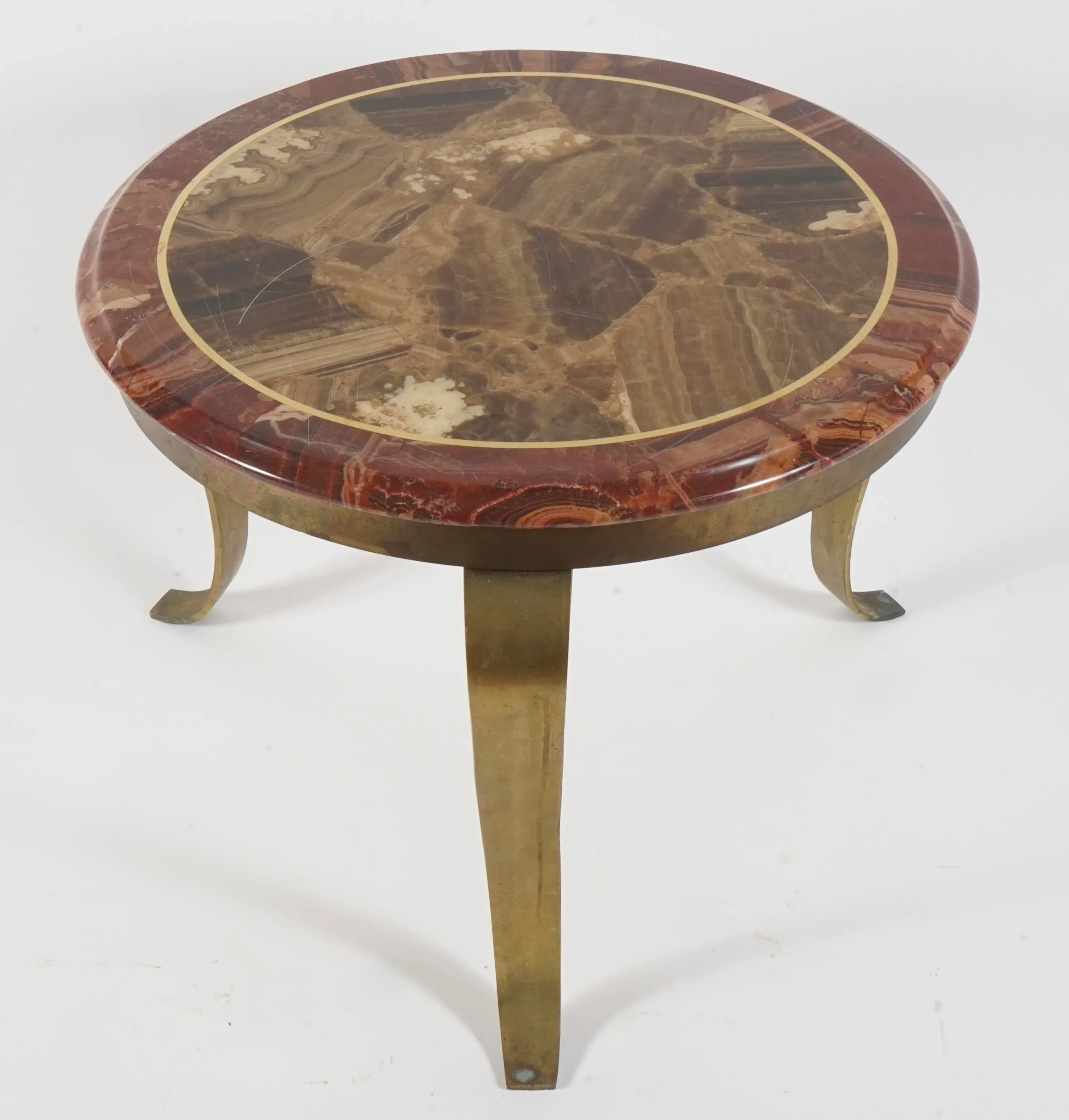 Vintage Muller's of Mexico Onyx Table | Chairish