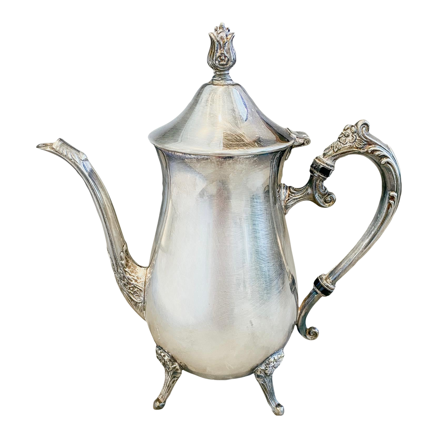 Vintage Leonard SilverPlated Teapot, 1950s Chairish