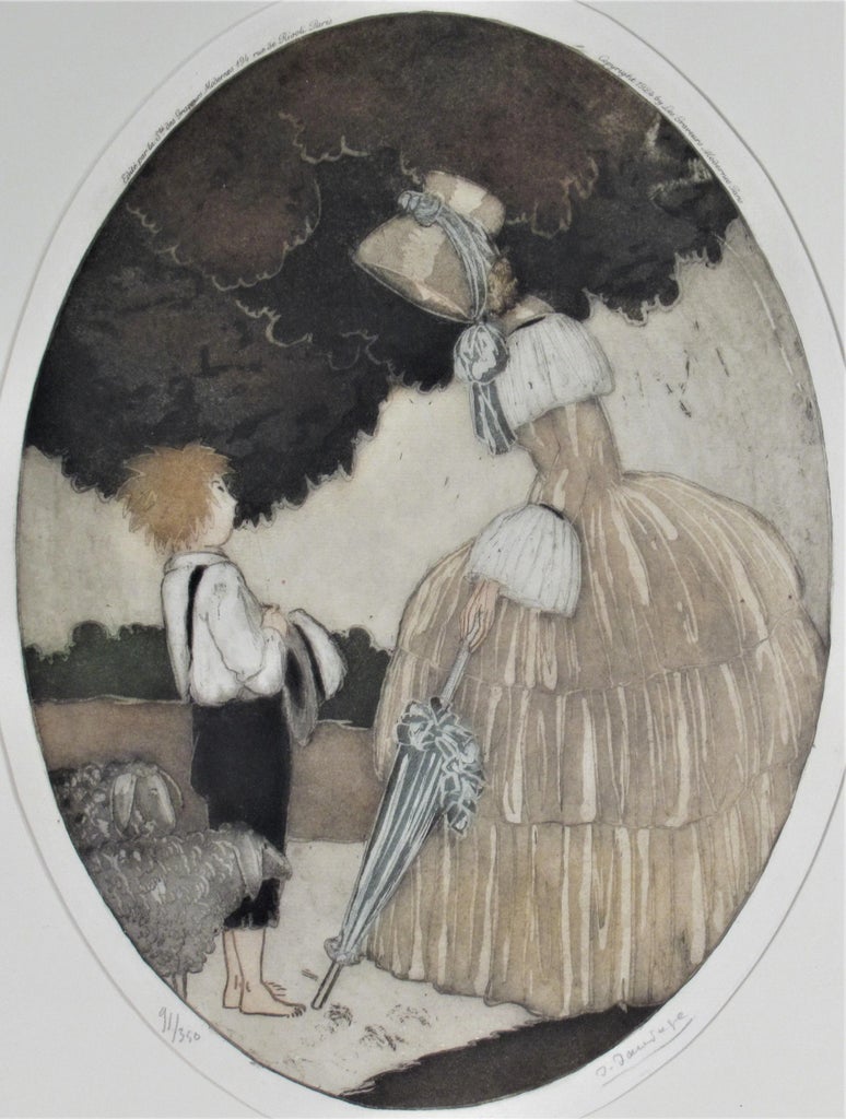Sylvain Sauvage, Personages with Lambs, 1924 | Chairish