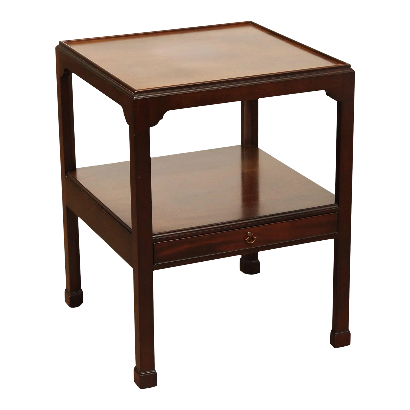 Saybolt Cleland TwoTier Mahogany Side Table Chairish