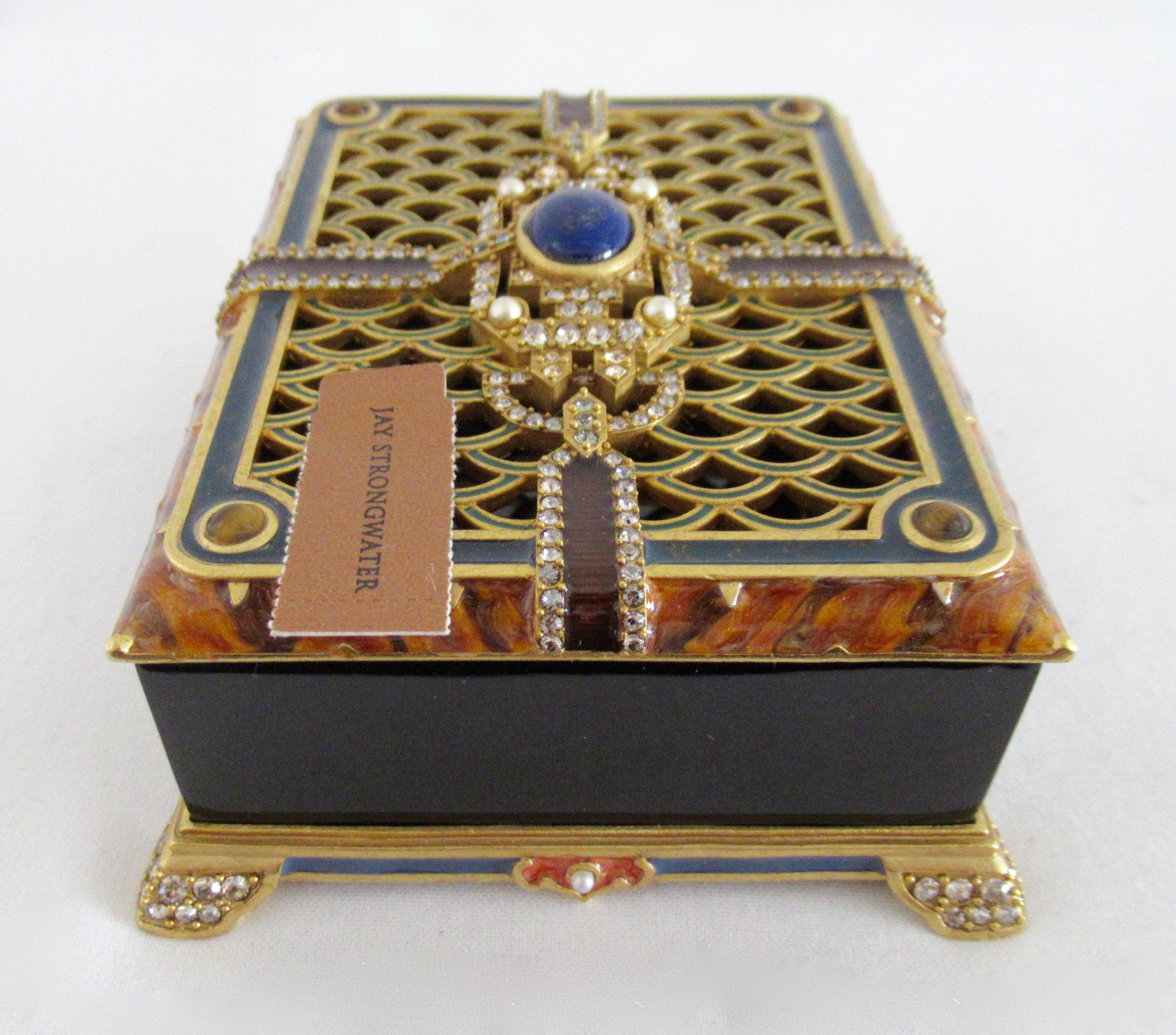 Jay Strongwater Enameled & Swarovski Crystal Embellished