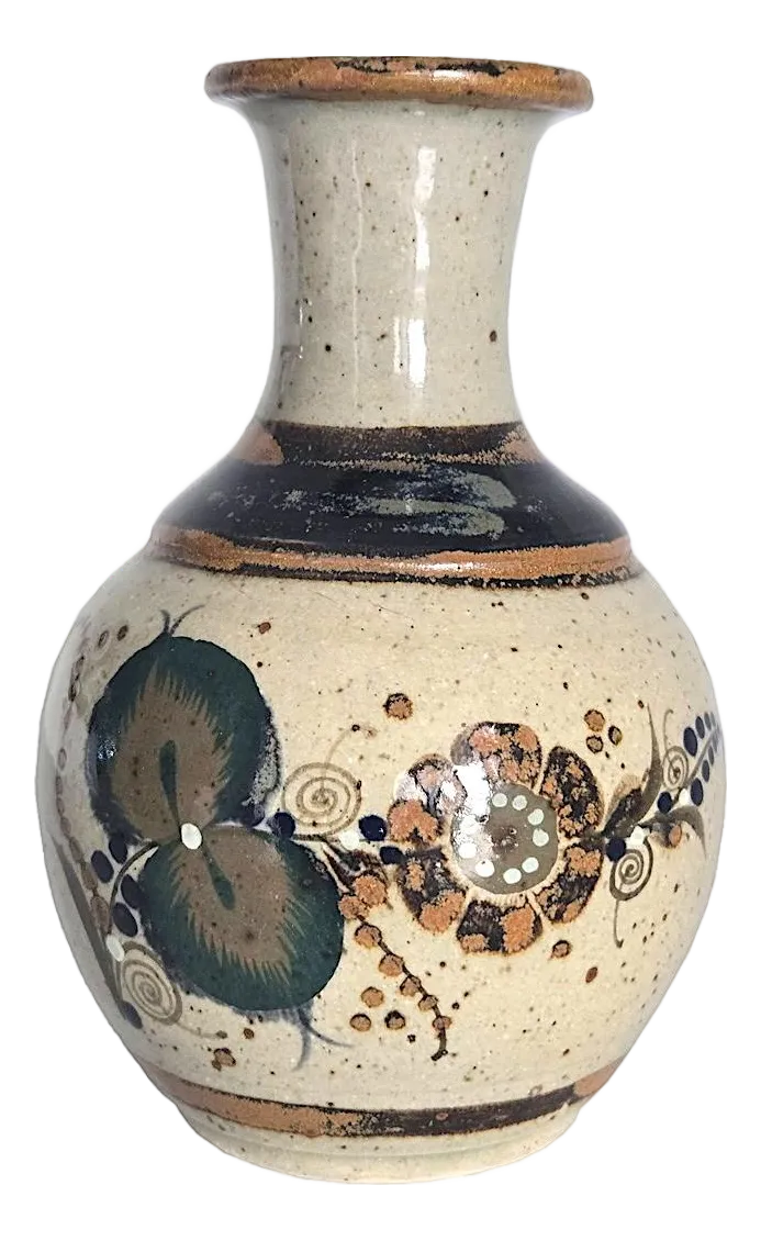 1970s Vintage Ken Edwards El Palomar Tonalá Mexico Ceramic Vase
