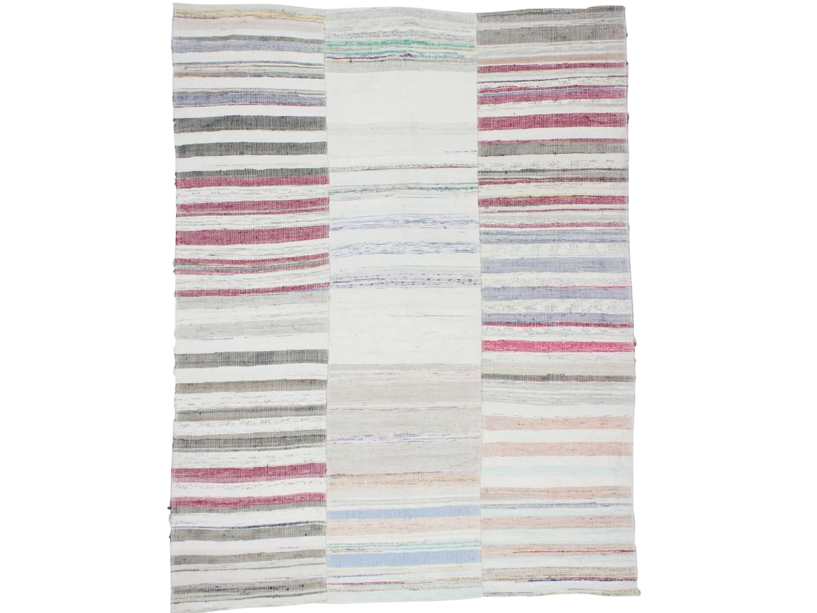 1960s Turkish Striped Rag Rug Chairish