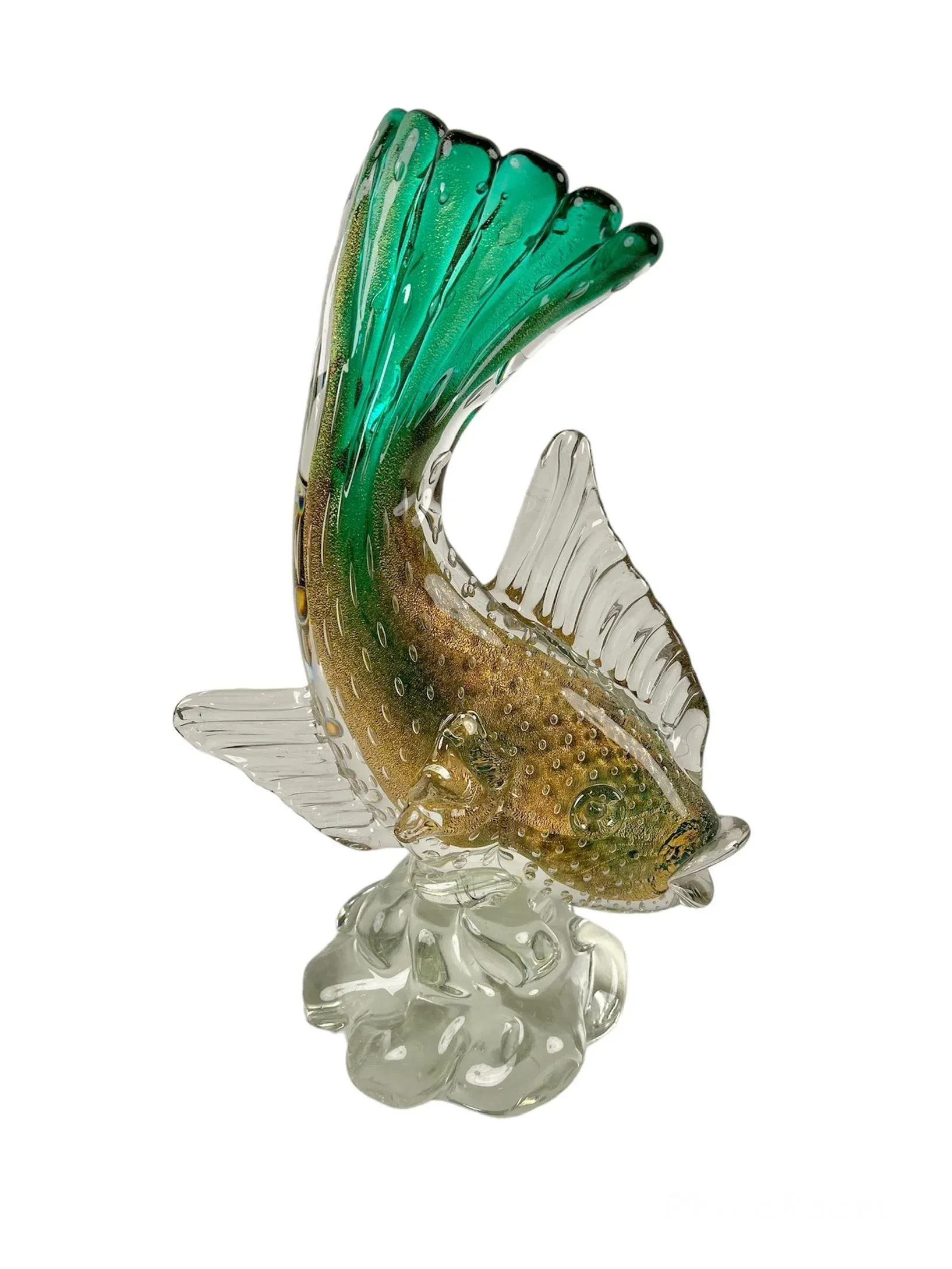 MURANO GLASS ムラノ ブルー ライオン モチーフ 装飾 デカンタ MURANO GLASS ムラノ ブルー ライオン モチーフ 装飾 デカンタ
