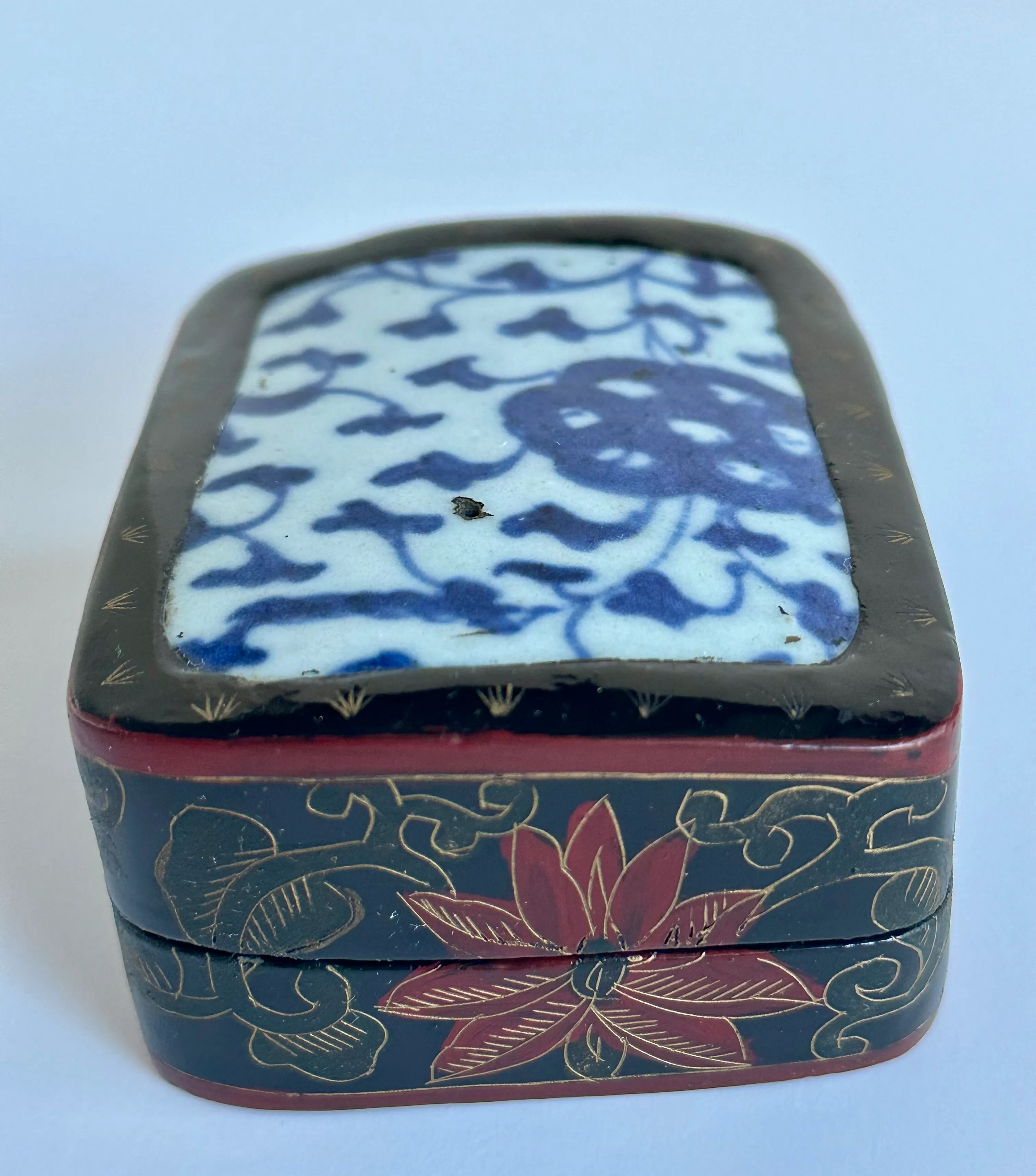 パレード浄化Box✨ Chinoiserie Porcelain Shard Box, One of A Kind – Luxe Curations