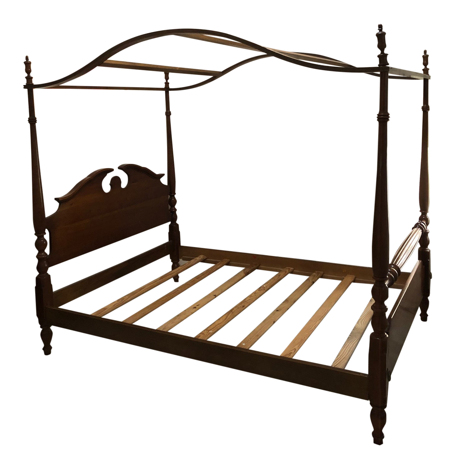 1960s Traditional Thomasville Full Size Four 4 Poster Canopy Bed Chairish