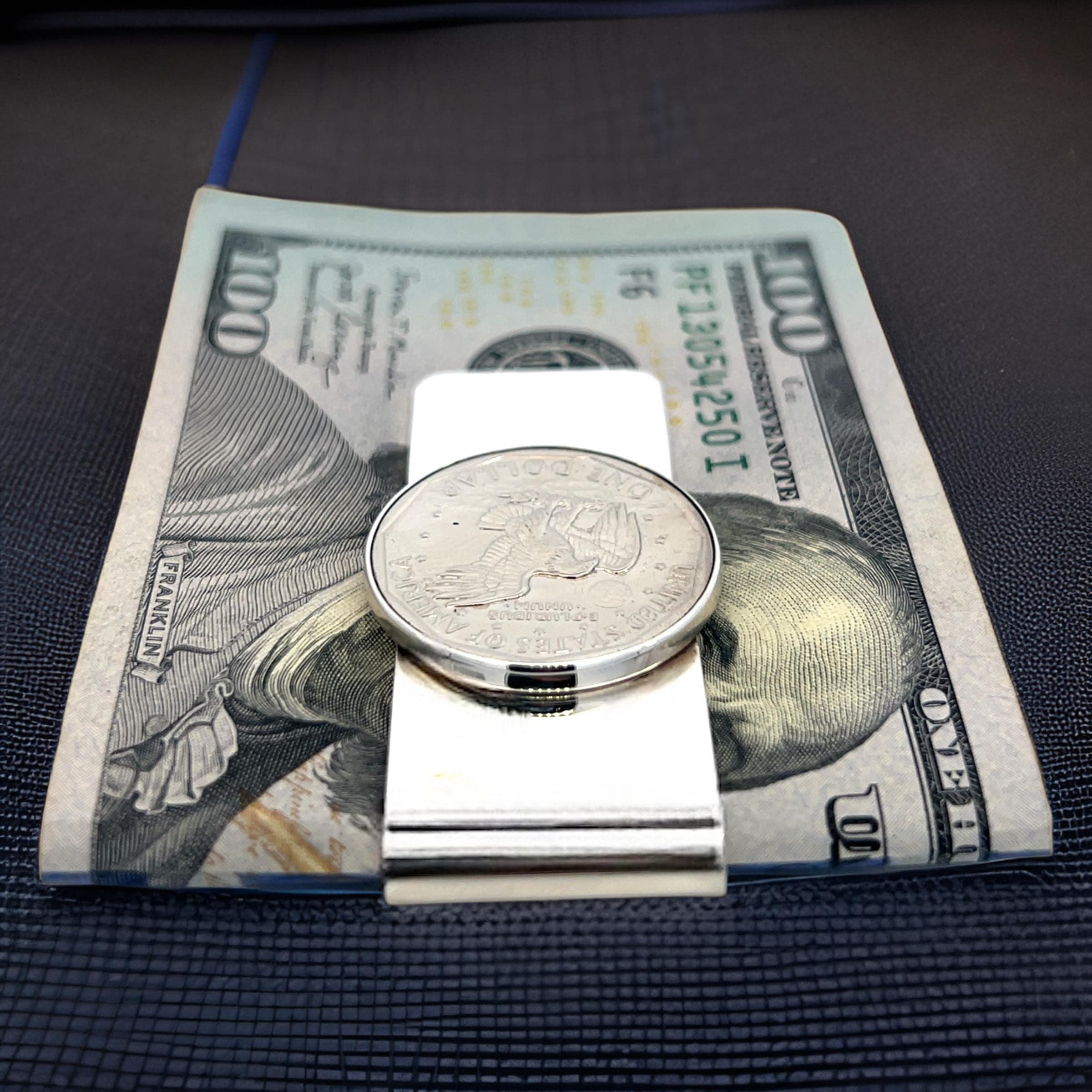 1990s Tiffany & Co Estate One Dollar Coin Money Clip